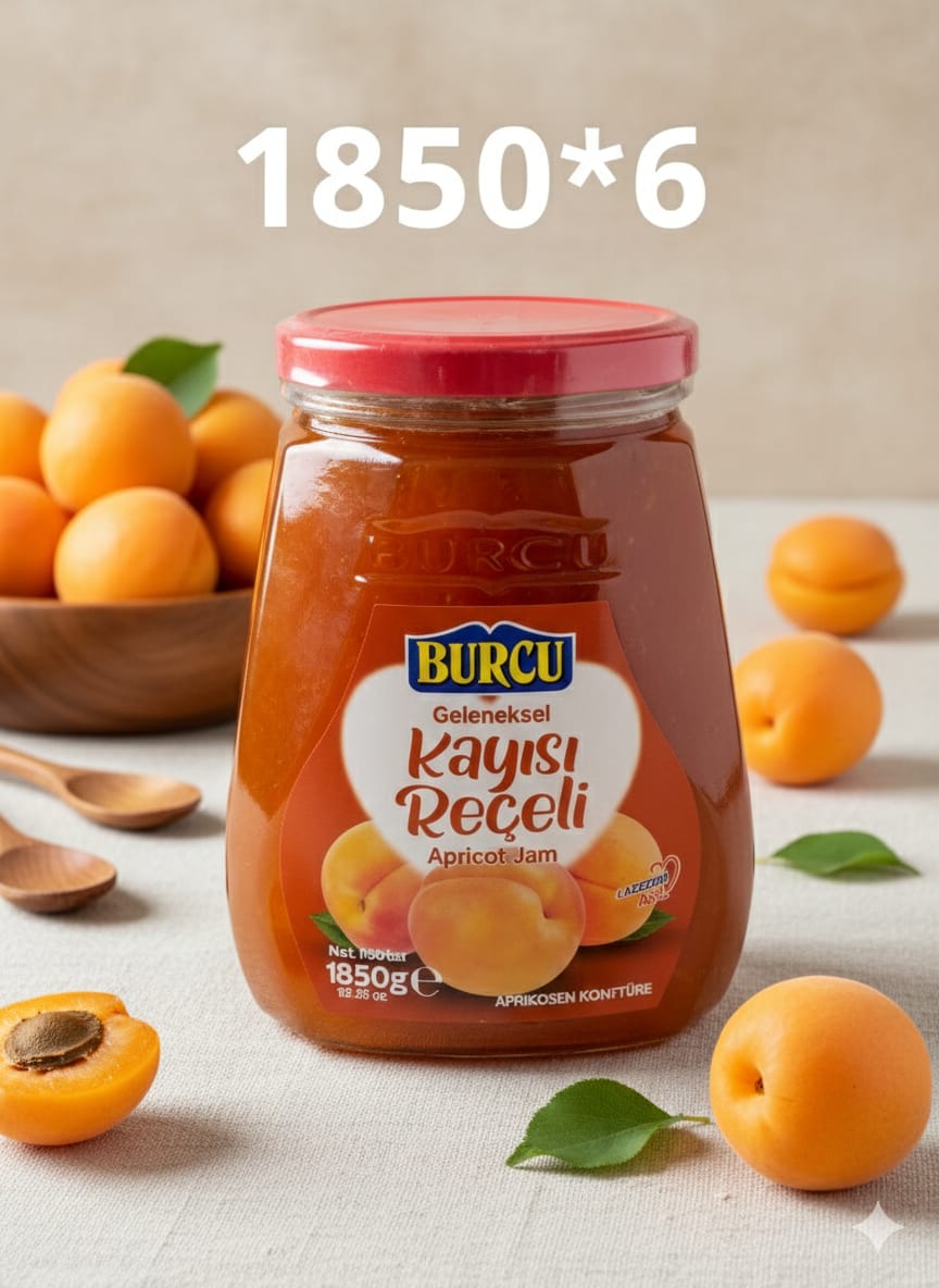 مربى المشمش بورجو 1850 غم 6x