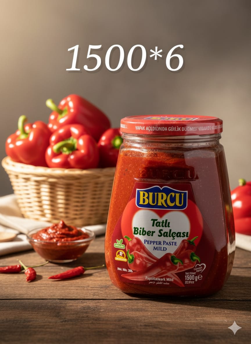 صلصة فلفل احمر حلو 1500 غم 6x