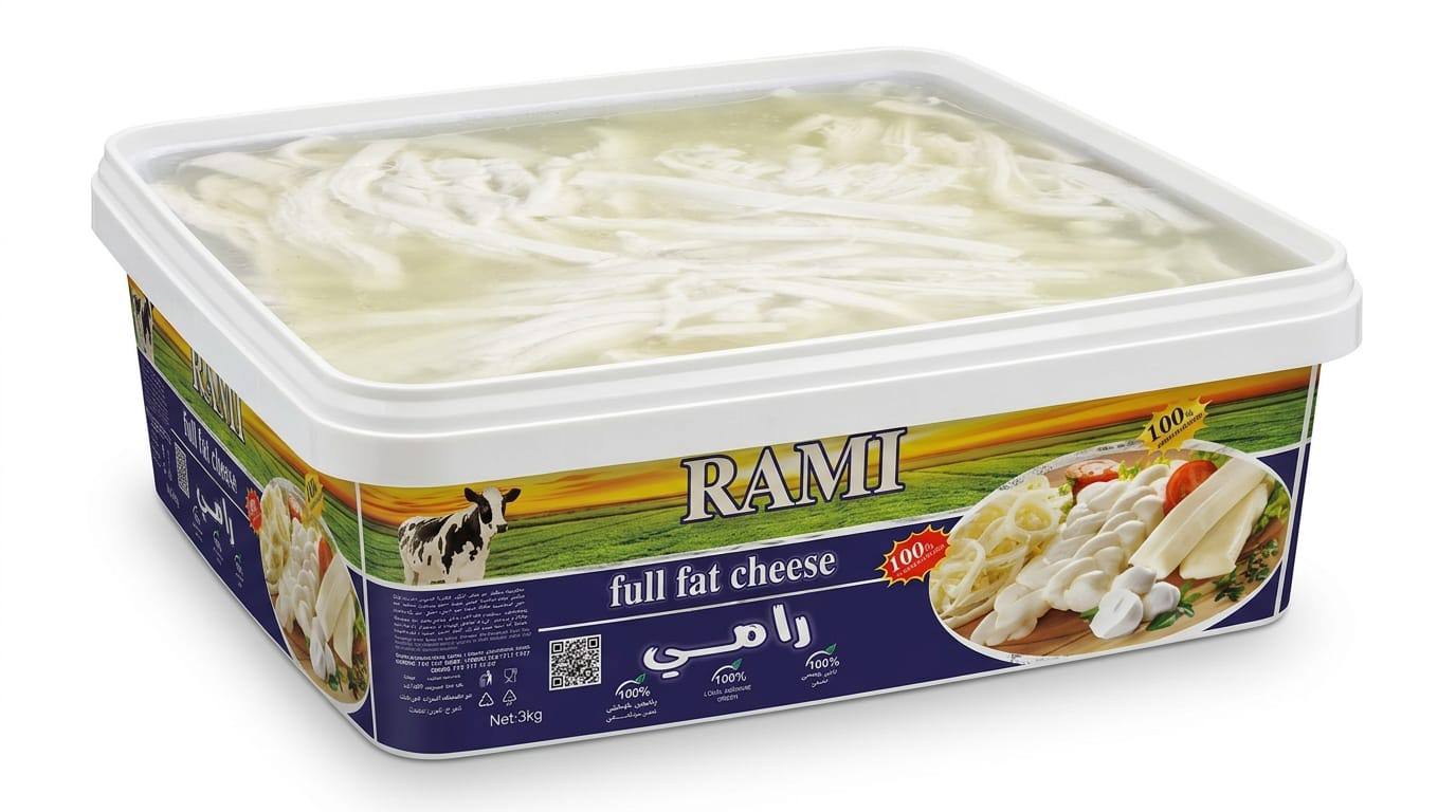 جبن شعرية رامي فارم سطل 3 كغ (0165)